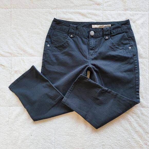 Dkny Denim - DKNY Black Ankle & Cropped Jeans